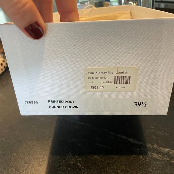 COPY - Jenni Kayne d'orsay cheetah/brown flats, size 39.5 / 9.5 / 9 - Picture 7 of 7